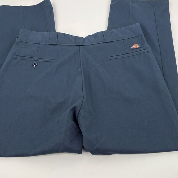 Dickies 874 Original Fit Work Polyester Cotton  Pants‎ Pockets 38/30 Blue - Picture 5 of 9